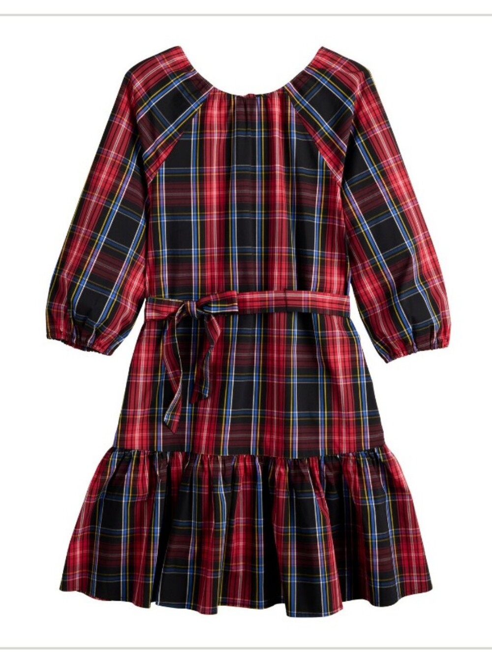 NWT Draper James RSVP plaid dress Christmas Party Back To School Size S Small - Picture 3 of 9